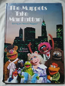 The Muppets Take Manhattan Storybook 1984 Hardcover Book - INT'L SHIPPING - Picture 1 of 3