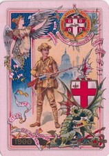 WORSHIPFUL 1907 Master: George S   Lancaster JP - 1  - single playing cards #