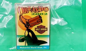 De colección. Prendedor Harley Davidson Wolverine World Wide, Inc. Orlando 2002 motocicleta - Imagen 1 de 3