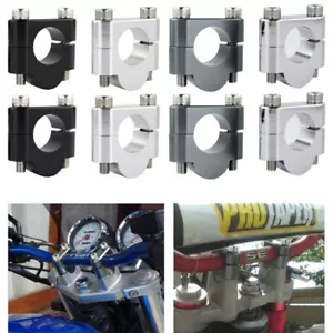 HandleBar Bar Risers Mount Clamp Adapter For Triumph Tiger 900 Tiger 955i/1050/i - Foto 1 di 18
