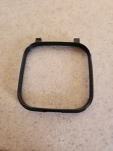Tupperware Hinged Bread Box Replacement Collar Black Square Modular Mates - Picture 1 of 3