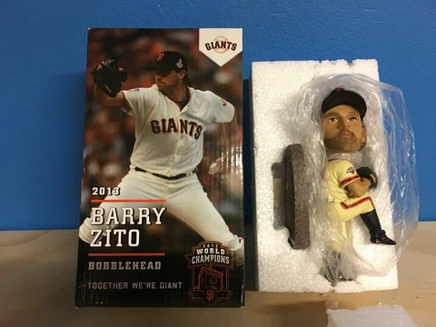 San Francisco Giants 2013 Barry Zito SGA bobblehead Bobble Cover