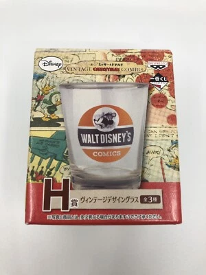 Banpresto Ichiban Kuji - Taza de cristal vintage de cómics de Navidad de Mickey Mouse Foto 1 de 4