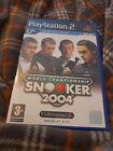 World Championship Snooker 2004 PS2 Game Videogame Sony PlayStation 2 vgc 