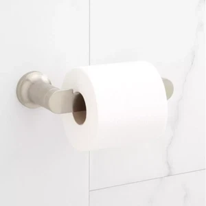 SIGNATURE HARDWARE BERWYN TOILETTENPAPIERRING - PVD GEBÜRSTETES NICKEL - Bild 1 von 3