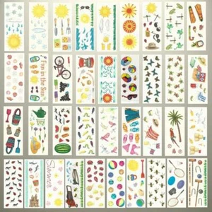 Creative Memories - SUMMER, BEACH THEMED STICKERS - VARIETY TO CHOOSE - Picture 1 of 25