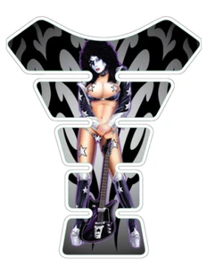 766059-LETHAL AMENAZA Almohadilla de tanque universal, se adapta a la mayoría de las bicicletas deportivas. KISS StarChild - Imagen 1 de 1