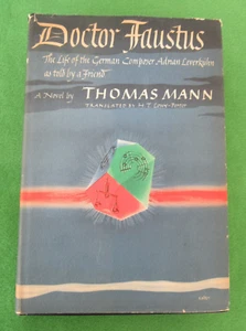 VINTAGE DOCTOR FAUSTUS BY THOMAS MANN -1948; HCDJ; THIRD PRINTING;ALFRED A KNOPF - Picture 1 of 7