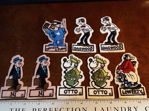 Vtg Lot Of 8 King Features Syndicate Comic Patches dagwood hi otto loweezy pupp - Picture 1 of 7