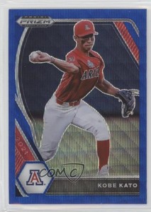 2021 Panini Prizm Draft Picks Blue Wave Prizm Kobe Kato #PDP217