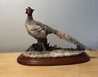 Giuseppe Armani Pheasant Bird Sculpture Fiqurine Capodimonte Italy 