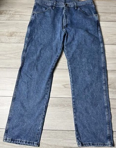 Jeans Rustler uomo vintage blu gamba dritta W36 L29 - Foto 1 di 3