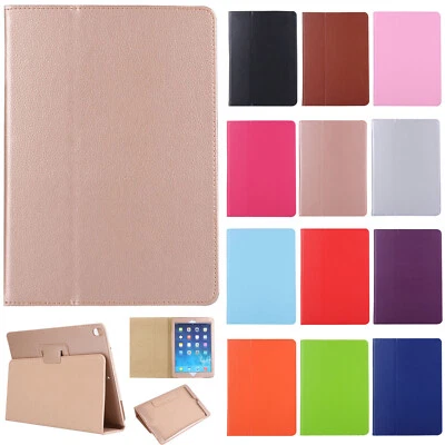Slim Folio Stand PU Leather Case Cover For iPad mini 6/iPad 8th/7th/6th Gen/Pro - Image 1 of 4