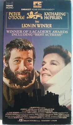 The Lion in Winter - Peter O'Toole &  Hepburn  (VINTAGE, VHS, 1986, GD) - Image 1 of 4