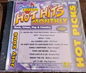 Chartbuster Karaoke CB30073M Pop CDG Maroon 5 Weezer Kid Rock Foo Fighters - Picture 1 of 2