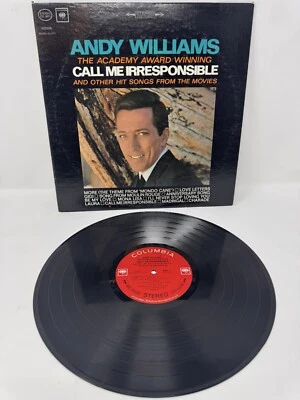 Andy Williams Call Me Irresponsible 1964 Mono 12" Vinyl LP CL 2171 Mint - Image 1 of 2