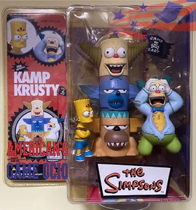 Figura Bart Y Krusty El Payaso Los Simpsons Juguetes Colección Fox NUEVO - Imagen 1 de 3