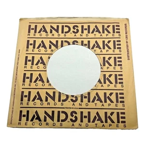 Handshake Records and Tapes Company Sleeve 45 RPM Vinyl CBS Caps Print Logo - Picture 1 of 4