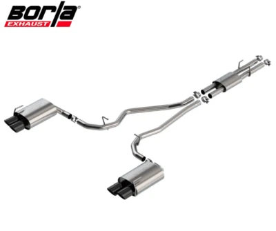 Borla ATAK 2.25" Cat-Back Exhaust w/ Black Tips  For 20-25 Ford Explorer ST 3.0L - Image 1 of 4