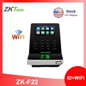 ZKteco F22 Wifi + ID Fingerprint System Access Control Time Attendance System - Picture 1 of 6