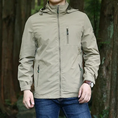 Men's Bicycle Windbreaker Men's Mountain Jacket Sports Outdoor Bike Waterproof  - Image 1 of 4