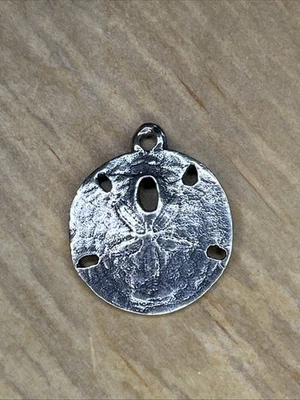 Colgante James Avery Retirado Plata de Ley 925 Dólar de Arena Dije Foto 1 de 4