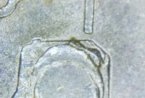 2002P Ohio State Quarter Astronaut Die Break Chip Mint Error Coin - Picture 1 of 3