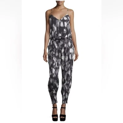 HAUTE HIPPIE 100% silk sleeveless cowl back jumpsuit size Medium - NWT! - Image 1 of 4