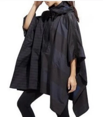Derek Lam 10C x ATHLETA Black & Blue Striped Poncho Size XS/Small - Image 1 of 4