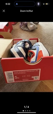 Zapatillas bajas para bebés Nike Court Borough Foto 1 de 4