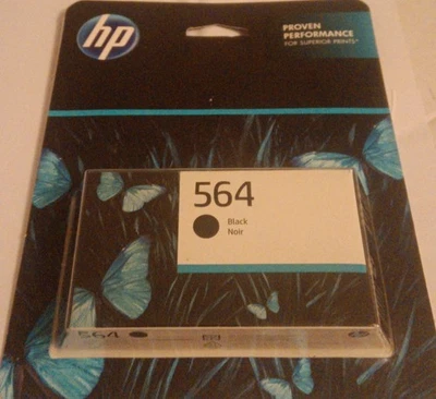Cartucho de tinta original HP 564 NUEVO EN CAJA tinta negra exp. 7/27  Foto 1 de 2