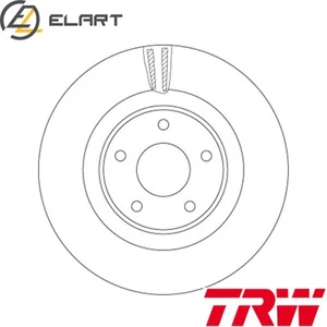 2x BRAKE DISC DF6496S FOR NISSAN MURANOIII/PATHFINDERIV INFINITI JXSUV 3.5L 6cyl - Picture 1 of 6