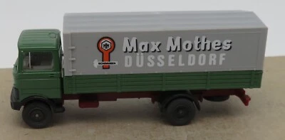 MICRO WIKING HO 1/87 MERCEDES LP 809 MAX MOTHES DÜSSELDORF #431 no box - Photo 1/4