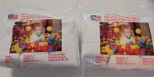 12 Pack Kids Toddler White Socks Size 4-7 Indoor Playground Socks Made In Usa - Picture 1 of 7