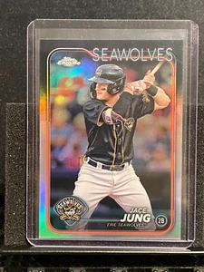 Jace Jung 2024 Topps Pro debut refractor cromado - lobos marinos/tigres - Imagen 1 de 2