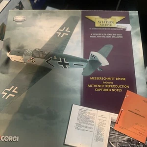 NEW Corgi Aviation 49205 Messerschmitt Bf109E includes Authentic Repro Notes. - Picture 1 of 1