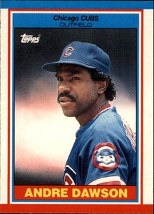 1989 Topps UK Minis Baseball Card #21 Andre Dawson