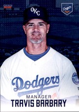 2021 Oklahoma City Dodgers Choice #28 Travis Barbary Manager Anderson SC Card