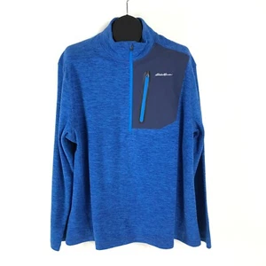Eddie Bauer Cloud Layer Pro 1/4-Zip Pullover Herren XL Blau Aktiv Outdoor Reise - Bild 1 von 12