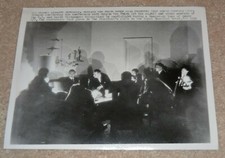 PRESIDENT LYNDON BAINES JOHNSON VINTAGE HAWAII VIETNAM ORIGINAL PRESS PHOTO 