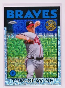 Tom Glavine ⚾ 2021 Topps Chrome Silver Pack Refractor Braves Mint to GEM - Bild 1 von 2