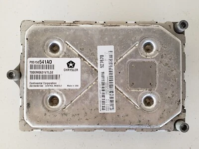 Chrysler 200 P68057003AD 2011 computadora cerebro motor control ECU ECM EBX módulo Foto 1 de 4