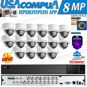 SUPERLIVEPLUS 4K 16CH CCTV Camera system ED-8216H5D-N 5MP Vandal Proof Lot - Picture 1 of 20