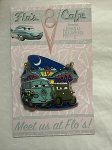 Disney Pin Cars Fillmore Bus Sarge Jeep Flos V8 Cafe LE 1500 Passholder Carsland - Picture 1 of 3