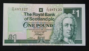 Royal Bank of Scotland PLC 1 pound, 1999 UNC in Protective Sleeve - Picture 1 of 3