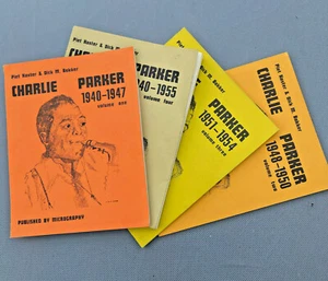 Charlie Parker Diskographie Bände 1-2-3-4 Piet Koster Dick Bakker 4 x Bücher - Bild 1 von 8