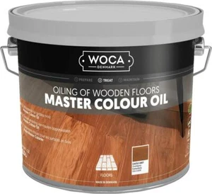 WOCA Meister Öl granit grau 114, Holzbodenöl 2,5L Parkettöl Color Öl Castle grey - Bild 1 von 1