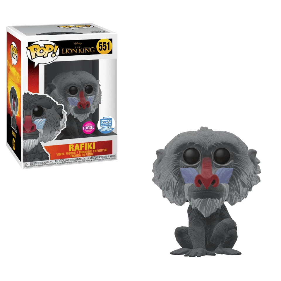 Funko Pop! Vinyl: Disney - Rafiki (Flocked) - Funko (Exclusive) #551