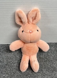 Easter Bunny Rabbit Peach 9" Plush Stuffed Animal - Picture 1 of 4