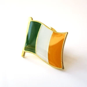 NEU Irland Länderflagge Anstecknadel patriotisches Abzeichen Broschen Metall x2er Pack - Bild 1 von 9